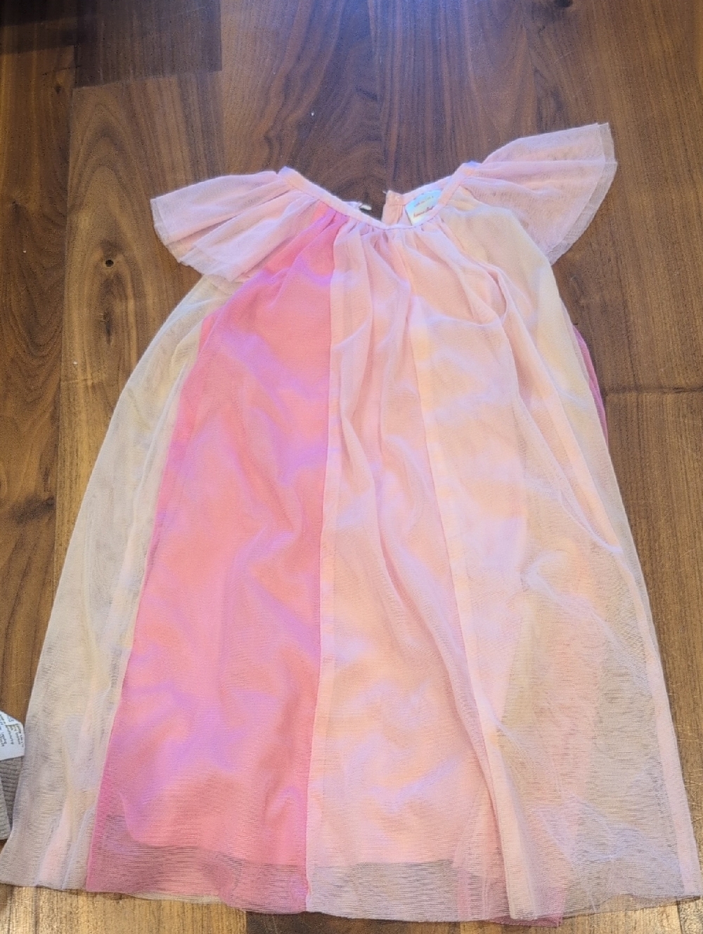 Hanna Andersson Pink Layered Tulle Dress